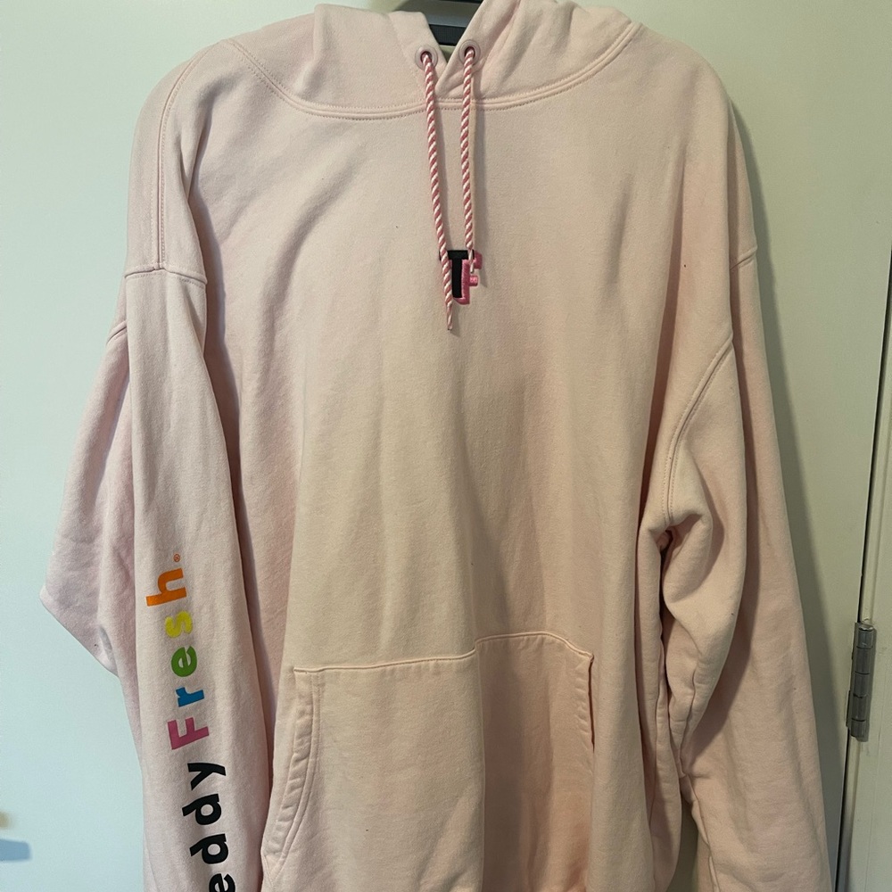 Teddy Fresh 3X light pink Hoodie Like New